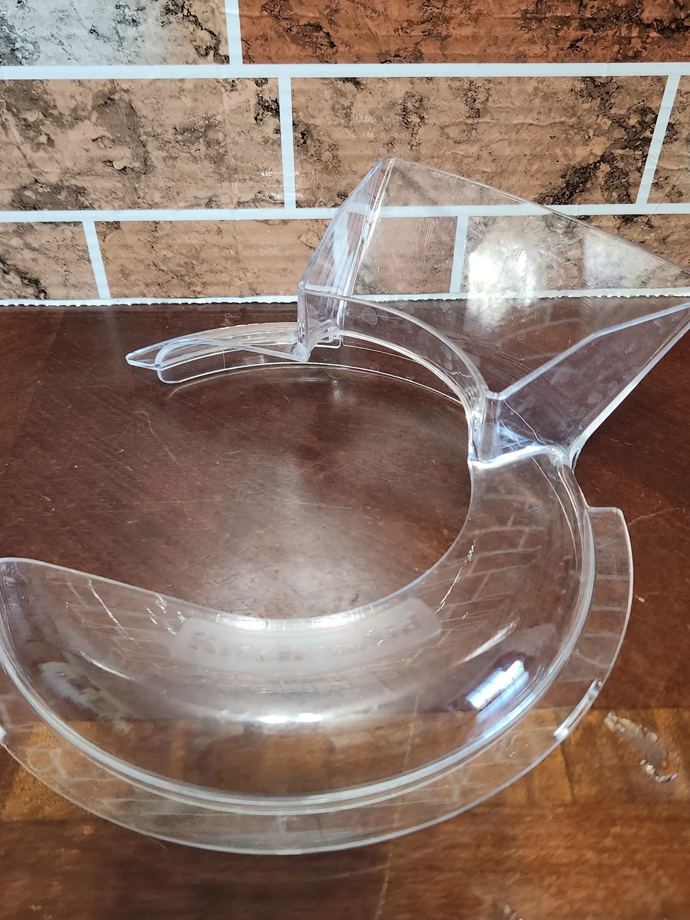 KitchenAid Stand Mixer Clear Plastic Pouring Shield Splash Guard Attachment